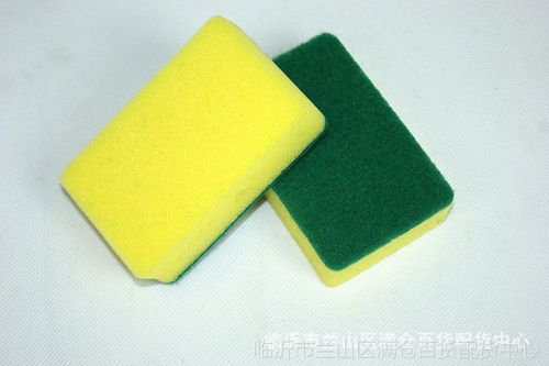 厨房清洁好帮手 十元店热销的9.9元钢丝球海绵套装